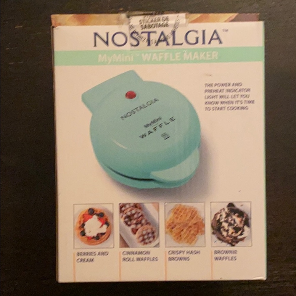 Nostalgia Mini Waffle Maker